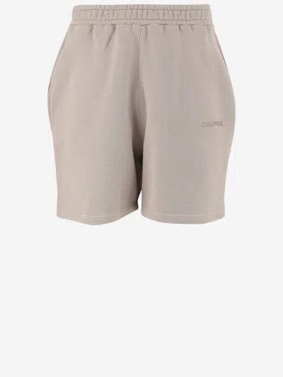 Cultura Cotton Short Pants With Logo