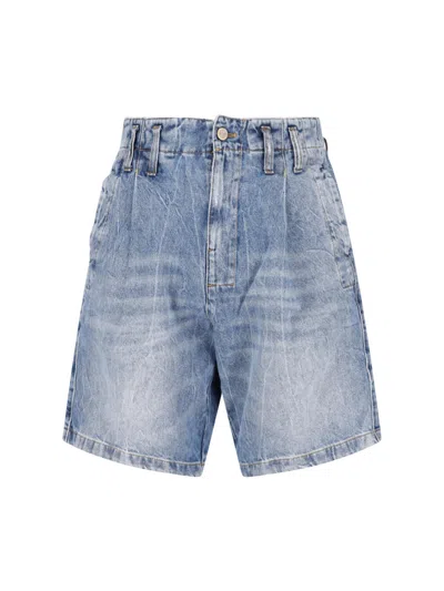 Cultura Denim Shorts In Blue