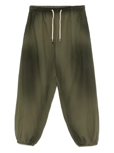 Cultura Elasticated-waist Trousers In Green