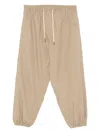 Cultura Elasticated-waist Trousers In Neutrals