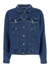 Cultura Blue Jacket With Branded Buttons