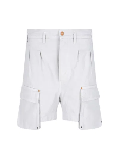 Cultura Grey Trousers With Cargo Pockets And Pleat Detail