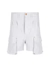 Cultura Grey Trousers With Cargo Pockets And Pleat Detail