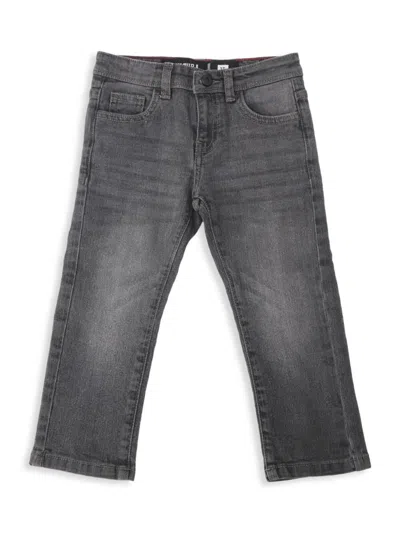 Cultura Kids' Little Boy's Slim Fit Faded Wash Jeans In Grey