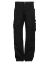 Cultura Man Pants Black Size Xl Cotton In Black