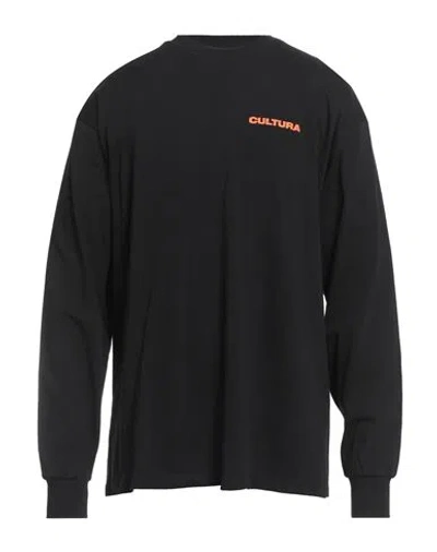 Cultura Man T-shirt Black Size Xl Cotton