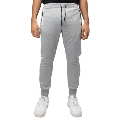 Cultura Men's Active Fashion Fleece Jogger Sweatpants With Pockets For Gym Workout And Running In Grey