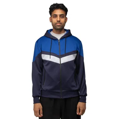 Cultura Men's Light Weight Active Athletic Hoodie Sweater For Gym Workout And Running In Blue