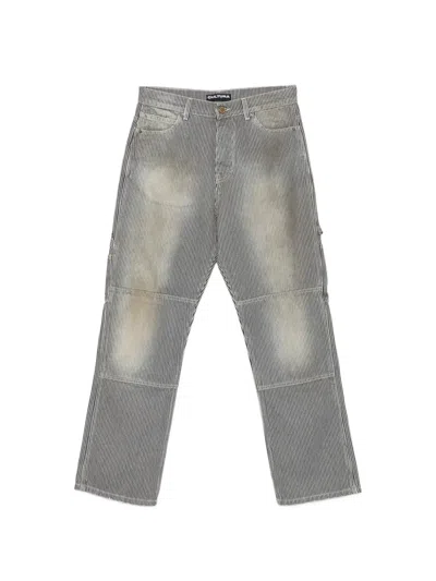 Cultura Striped Jeans In Blue