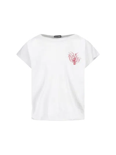 Cultura T-shirt Logo In White