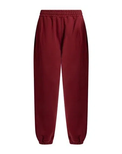 Cultura Woman Pants Burgundy Size L Cotton