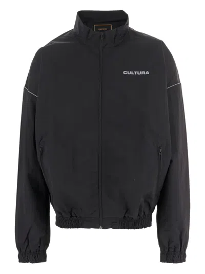 Cultura Zip-up Bomber Jacket In Black