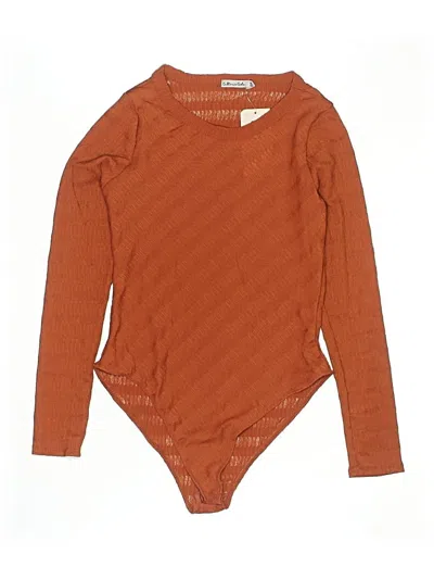 Pre-owned Culture Code Bodysuit In Orange
