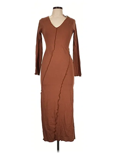 Culture Code Casual Dress In Brown