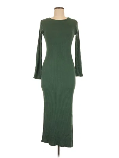 Pre-owned Culture Code Casual Dress In Green