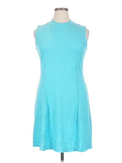 Pre-owned Culture Code Casual Dress In Teal