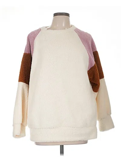 Pre-owned Culture Code Pullover Sweater In Ivory