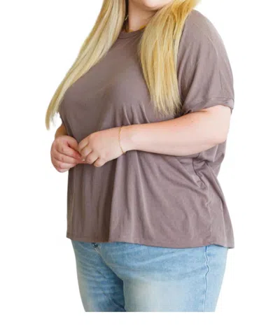 Culture Code So Good Relaxed Fit Top In Mocha In Pink