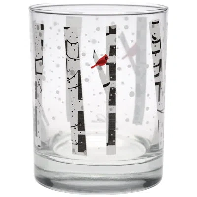 Culver 14-ounce Dof Double Old Fashioned Glass (set Of 4) In White