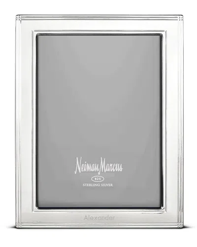 Cunill America Madison Personalized Frame, 5" X 7" In Silver Futura Font