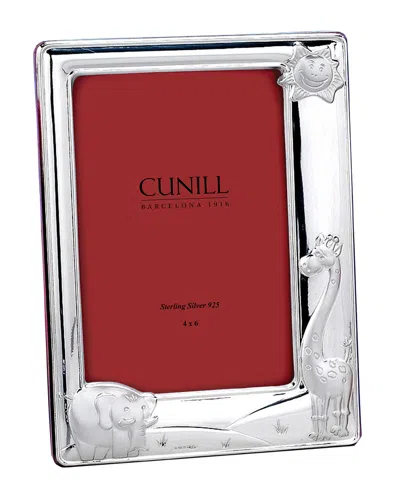 Cunill Sterling Silver Baby Zoo Pink 4x6 Frame