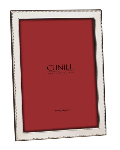 Cunill Sterling Silver Contemporary Beaded Frame
