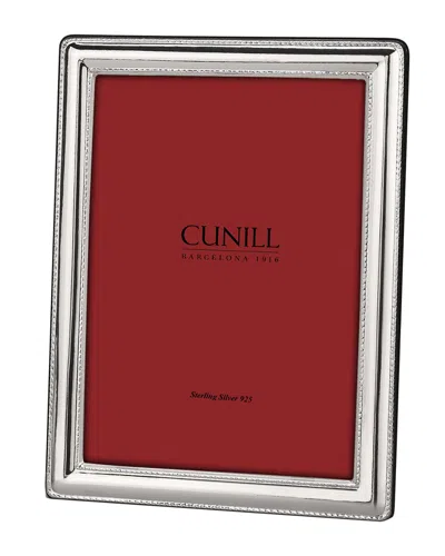 Cunill Sterling Silver Finesse Frame In Red