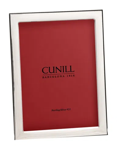 Cunill Sterling Silver Oxford Frame In Burgundy