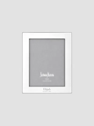Cunill Tiffany 8" X 10" Sterling Silver Frame In White