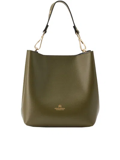 Cuoieria Fiorentina Alice Small Bucket Bags In Green