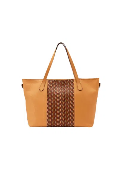 Cuoieria Fiorentina Diana Shopping Bag In Arancione