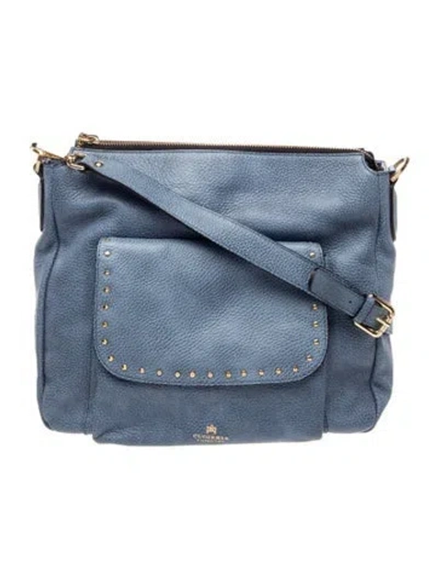 Pre-owned Cuoieria Fiorentina Leather Crossbody Bag In Blue