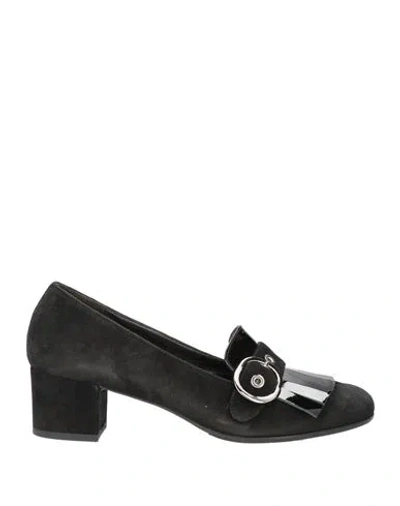Cuoieria Woman Loafers Black Size 11 Leather