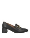 Cuoieria Woman Loafers Black Size 6 Leather In Black