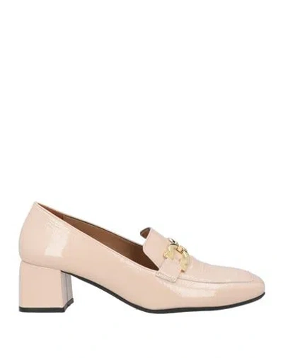Cuoieria Woman Loafers Pink Size 10 Leather