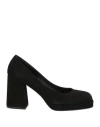 Cuoieria Woman Pumps Black Size 10 Leather