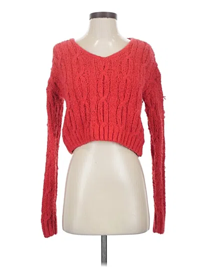 Pre-owned Cupcake Pullover Sweater In Red