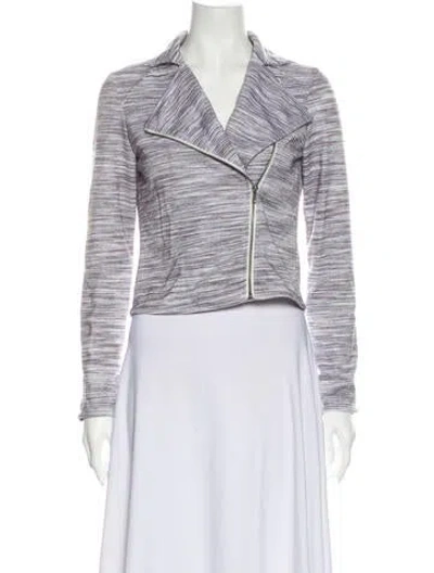 Pre-owned Cupcakes And Cashmere Biker Jacket In Gray