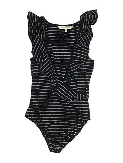 Pre-owned Cupcakes And Cashmere Bodysuit In Black