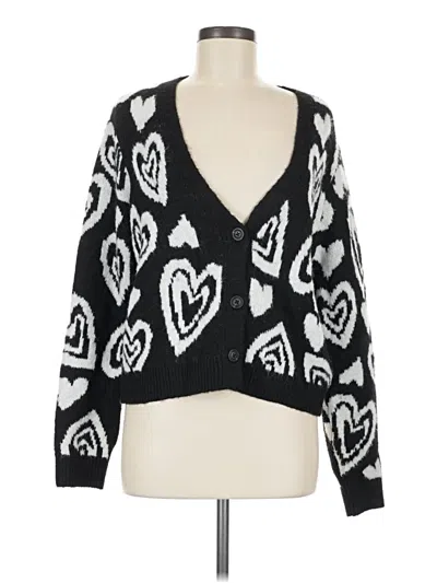 Pre-owned Cupcakes And Cashmere Cardigan Sweater In Black