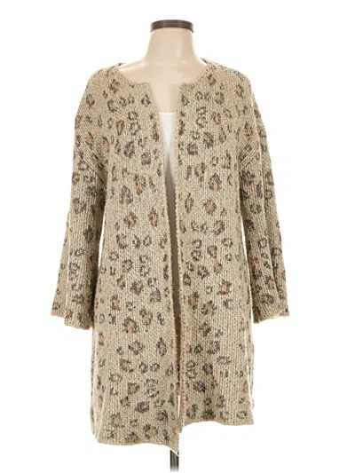 Pre-owned Cupcakes And Cashmere Cardigan Sweater In Brown