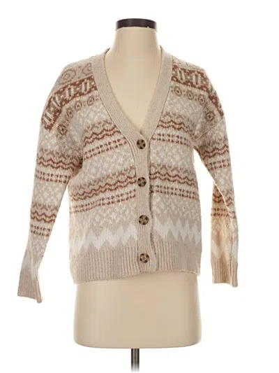 Pre-owned Cupcakes And Cashmere Cardigan Sweater In Brown