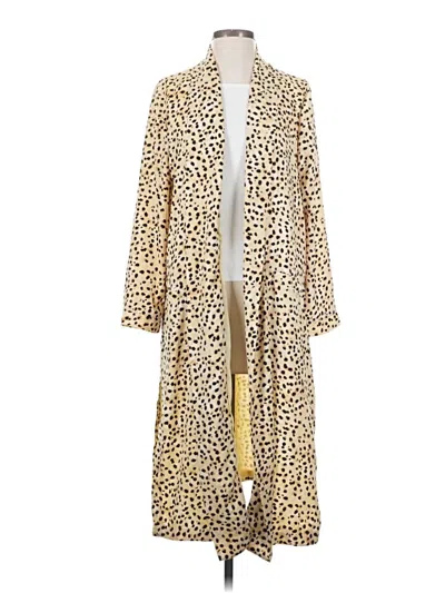 Pre-owned Cupcakes And Cashmere Cardigan Sweater In Gold