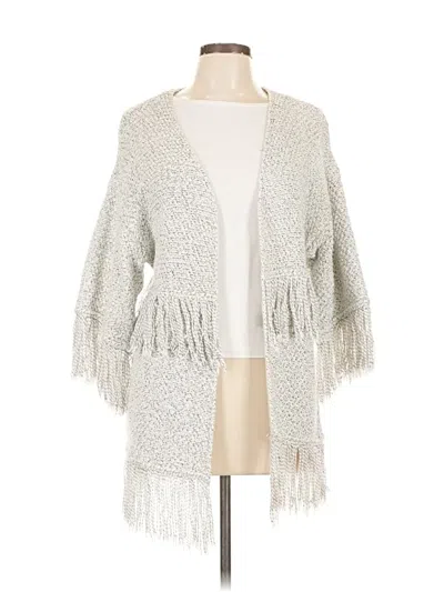 Pre-owned Cupcakes And Cashmere Cardigan Sweater In Gray