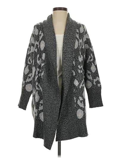 Pre-owned Cupcakes And Cashmere Cardigan Sweater In Gray