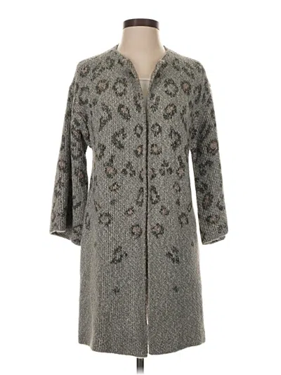 Pre-owned Cupcakes And Cashmere Cardigan Sweater In Gray