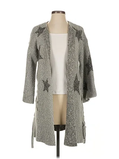 Pre-owned Cupcakes And Cashmere Cardigan Sweater In Gray