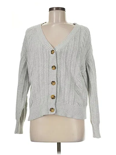 Pre-owned Cupcakes And Cashmere Cardigan Sweater In Gray