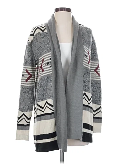 Pre-owned Cupcakes And Cashmere Cardigan Sweater In Gray