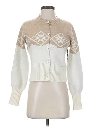 Pre-owned Cupcakes And Cashmere Cardigan Sweater In Ivory